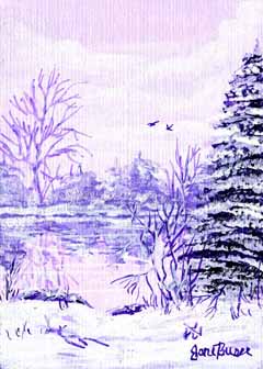 "Colors Of Purple In Wisconsin" by Jane Busse, Madison WI - Acrylic
